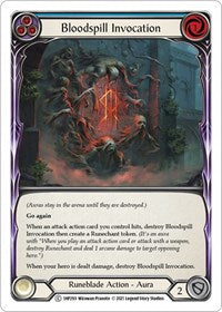 Bloodspill Invocation (Blue) (1HP293) [History Pack Vol1]
