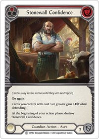 Stonewall Confidence (Red) (1HP082) [History Pack Vol1]