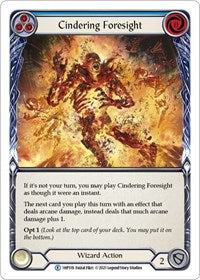 Cindering Foresight (Blue) (1HP319) [History Pack Vol1]