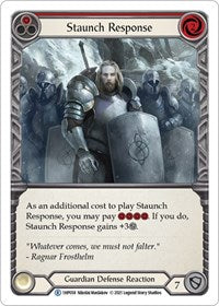 Staunch Response (Red) (1HP058) [History Pack Vol1]