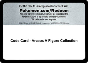 Code Card - Arceus V Figure Collection [SWSH09 Brilliant Stars]