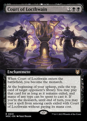 Court of Locthwain (31) [Wilds of Eldraine Commander] [Extended Art]