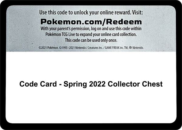 Code Card - Spring 2022 Collector Chest [Miscellaneous Cards and Products]