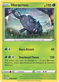 Heracross (008/189) [SWSH10 Astral Radiance]
