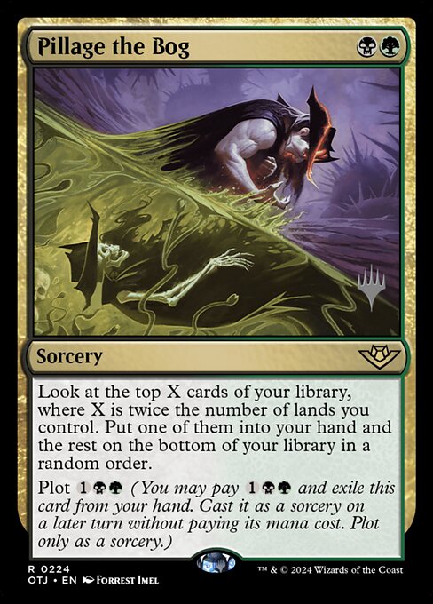 Pillage the Bog (224p) [Outlaws of Thunder Junction Promos]