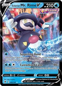Galarian Mr. Rime V (049/189) [SWSH10 Astral Radiance]