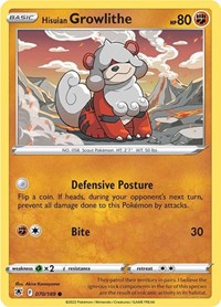 Hisuian Growlithe (070/189) [SWSH10 Astral Radiance]