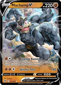 Machamp V (072/189) [SWSH10 Astral Radiance]
