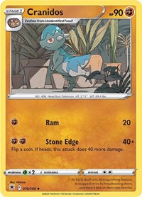 Cranidos (076/189) [SWSH10 Astral Radiance]
