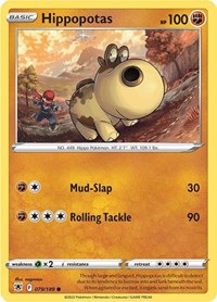Hippopotas (079/189) [SWSH10 Astral Radiance]