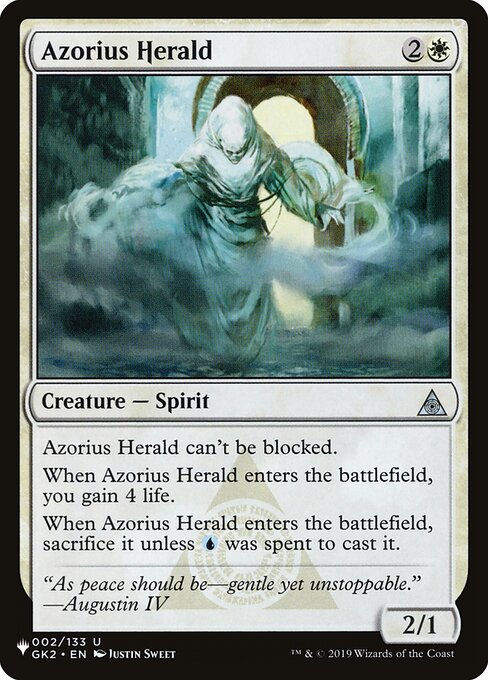 Azorius Herald (GK2-2) [The List]