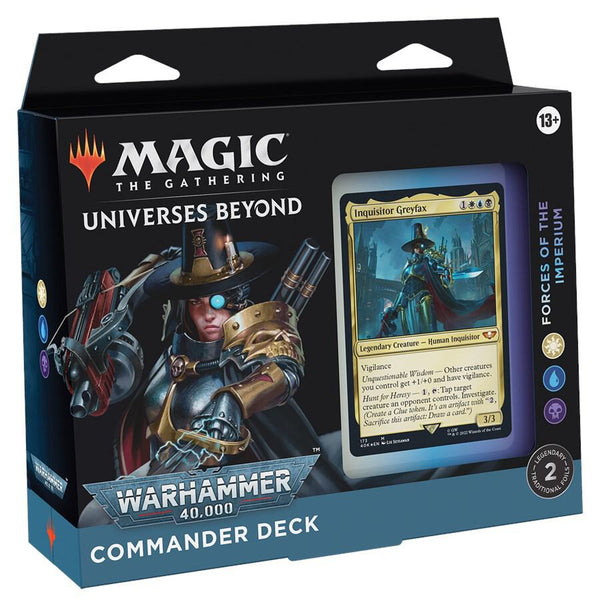 Universes Beyond Warhammer 40000 Forces of the Imperium Commander Deck