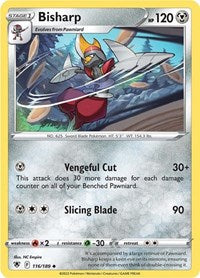 Bisharp (116/189) [SWSH10 Astral Radiance]