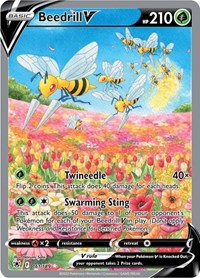 Beedrill V (Alternate Full Art) (161/189) [SWSH10 Astral Radiance]