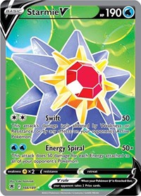Starmie V (Full Art) (166/189) [SWSH10 Astral Radiance]