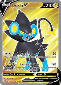 Luxray V (Full Art) (168/189) [SWSH10 Astral Radiance]