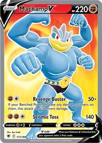 Machamp V (Full Art) (171/189) [SWSH10 Astral Radiance]