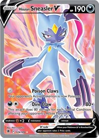 Hisuian Sneasler V (Full Art) (174/189) [SWSH10 Astral Radiance]