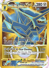 Origin Forme Dialga VSTAR - 210/189 (Secret) (210/189) [SWSH10 Astral Radiance]
