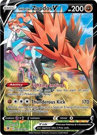 Galarian Zapdos V (TG19/TG30) [SWSH10 Astral Radiance Trainer Gallery]