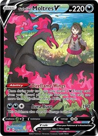 Galarian Moltres V (TG20/TG30) [SWSH10 Astral Radiance Trainer Gallery]