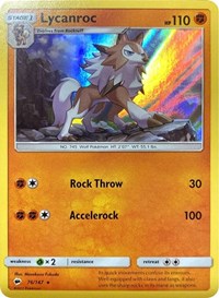 Lycanroc - 76/147 (Water Web Holo) (076/147) [Miscellaneous Cards and Products]