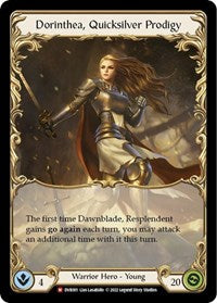 Dorinthea, Quicksilver Prodigy (DVR001) [Classic Battles Rhinar vs Dorinthea]
