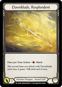 Dawnblade, Resplendent (DVR002) [Classic Battles Rhinar vs Dorinthea]