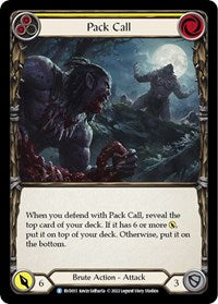 Pack Call (RVD015) [Classic Battles Rhinar vs Dorinthea]