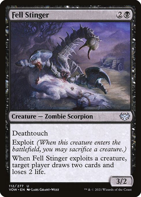 Fell Stinger (112) [Innistrad: Crimson Vow]