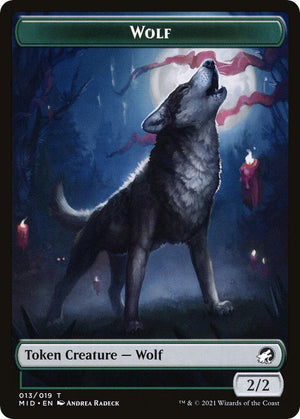 Wolf (013) // Treasure (015) Double-Sided Token (Challenger 2022) (13 // 15) [Unique and Miscellaneous Promos]