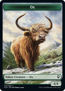 Ox Token (13) [Commander Legends: Battle for Baldur's Gate]