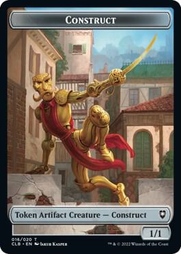 Construct Token (16) [Commander Legends: Battle for Baldur's Gate]