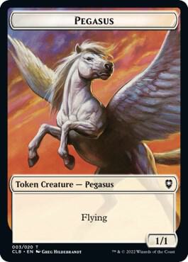Pegasus Token (3) [Commander Legends: Battle for Baldur's Gate]