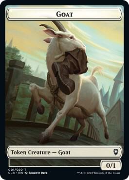 Goat Token (1) [Commander Legends: Battle for Baldur's Gate]