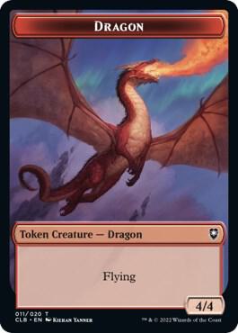 Dragon Token (11) [Commander Legends: Battle for Baldur's Gate]