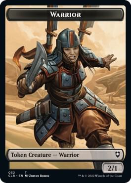 Warrior // Inkling Double-Sided Token (32 // 45) [Commander Legends: Battle for Baldur's Gate]