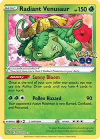 Radiant Venusaur (004/078) [Pokemon GO]