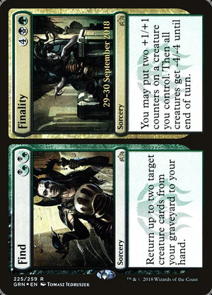 Find // Finality (225s) [Guilds of Ravnica Promos]