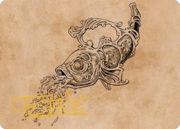 Decanter of Endless Water Art Card (Gold-Stamped Signature) (79) [Commander Legends: Battle for Baldur's Gate Art Series]