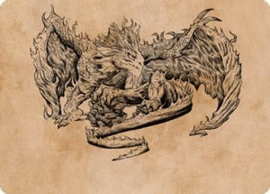 Miirym, Sentinel Wyrm Art Card (71) [Commander Legends: Battle for Baldur's Gate Art Series]