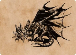 Ancient Copper Dragon Art Card (52/81) [Commander Legends: Battle for Baldur's Gate Art Series]