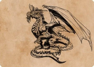 Ancient Silver Dragon Art Card (47/81) [Commander Legends: Battle for Baldur's Gate Art Series]