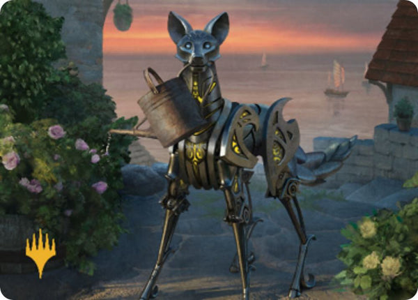 Clockwork Fox Art Card (Gold-Stamped) (43) [Commander Legends: Battle for Baldur's Gate Art Series]
