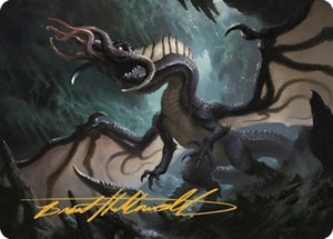 Brainstealer Dragon Art Card (Gold-Stamped Signature) (31) [Commander Legends: Battle for Baldur's Gate Art Series]
