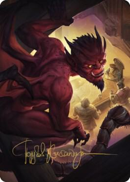 Imp Art Card (Gold-Stamped Signature) (19) [Commander Legends: Battle for Baldur's Gate Art Series]
