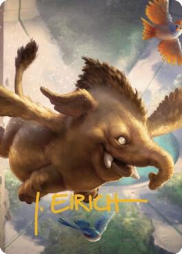 Hollyphant Art Card (Gold-Stamped Signature) (18) [Commander Legends: Battle for Baldur's Gate Art Series]