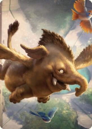 Hollyphant Art Card (18) [Commander Legends: Battle for Baldur's Gate Art Series]