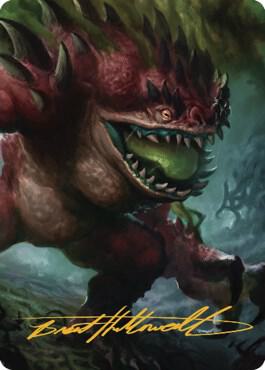 Hezrou Art Card (Gold-Stamped Signature) (17) [Commander Legends: Battle for Baldur's Gate Art Series]