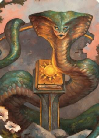 Guardian Naga Art Card (16) [Commander Legends: Battle for Baldur's Gate Art Series]